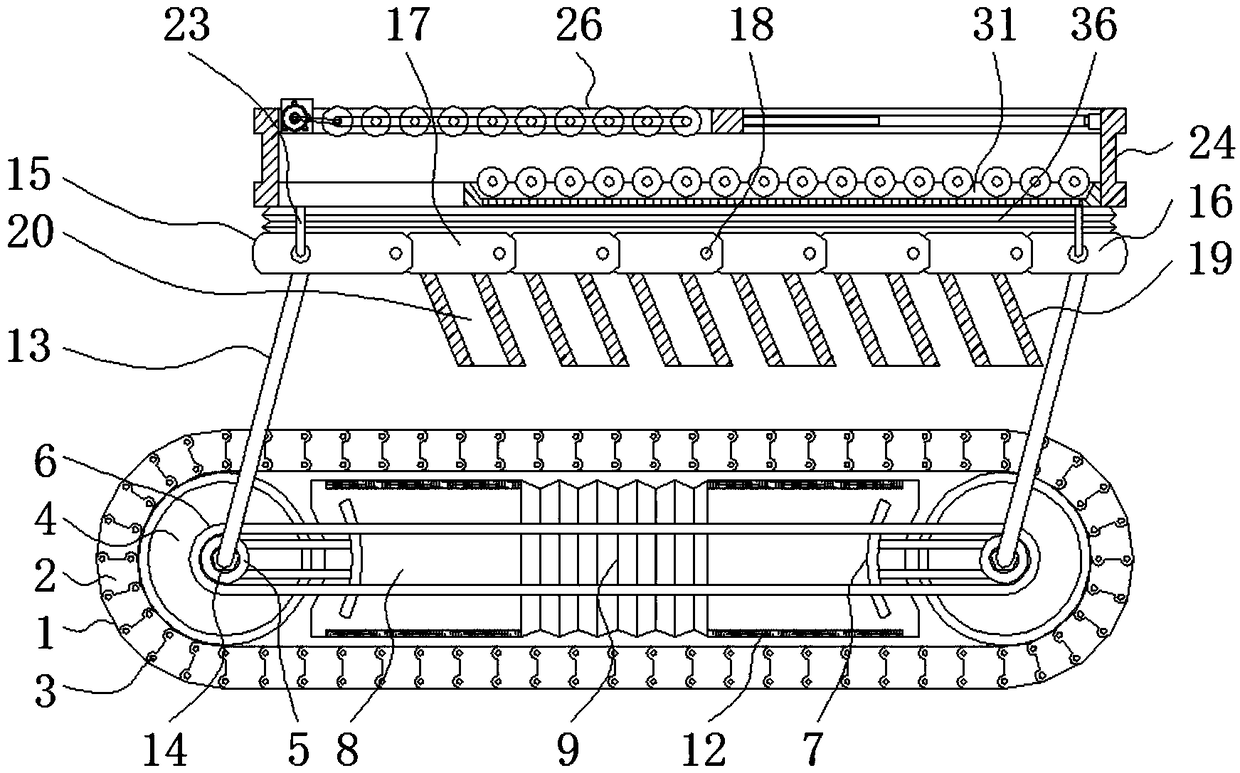 Food material packaging machine with temperature control and folding facilitating functions