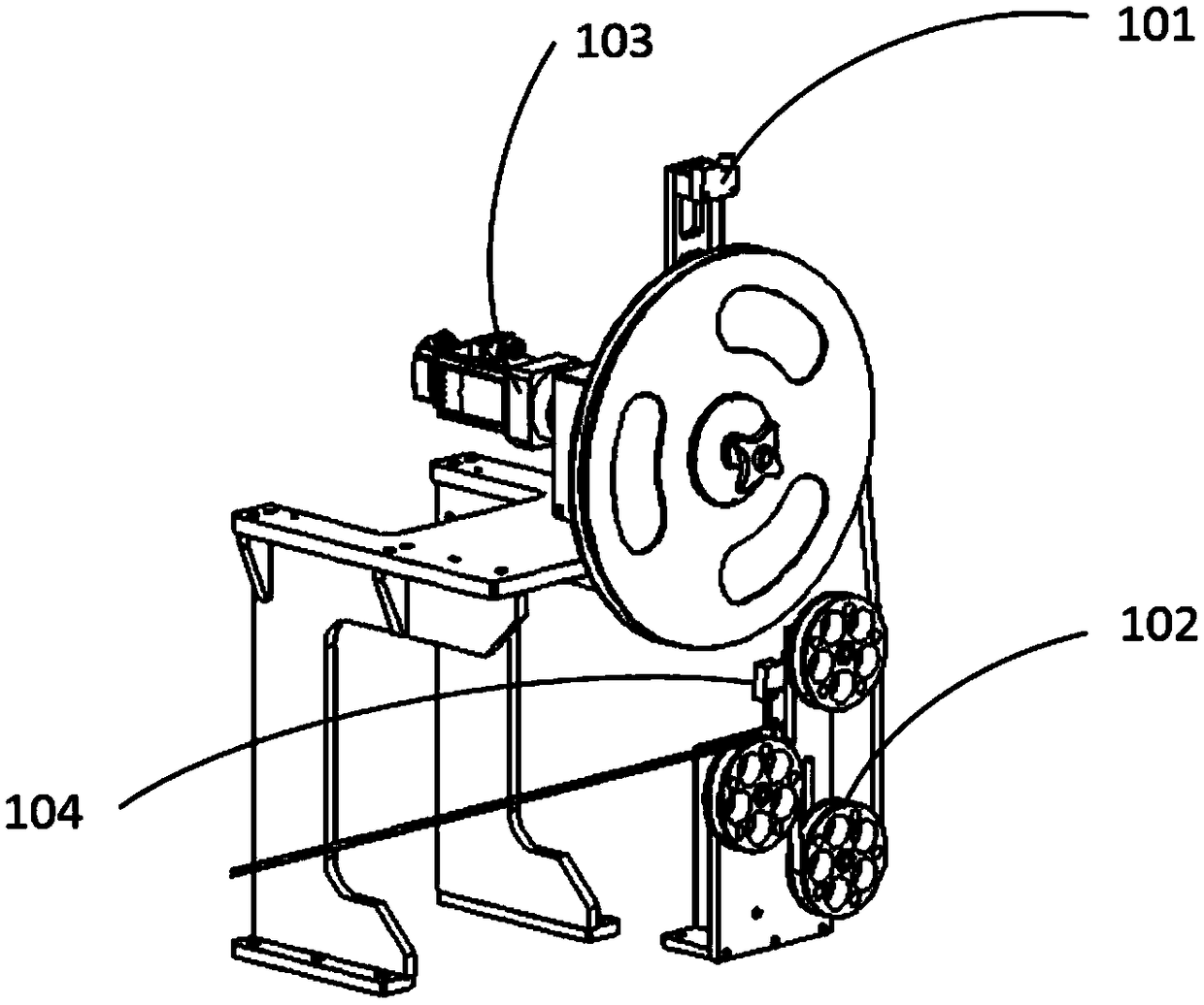 Coil full-automatic punching machine