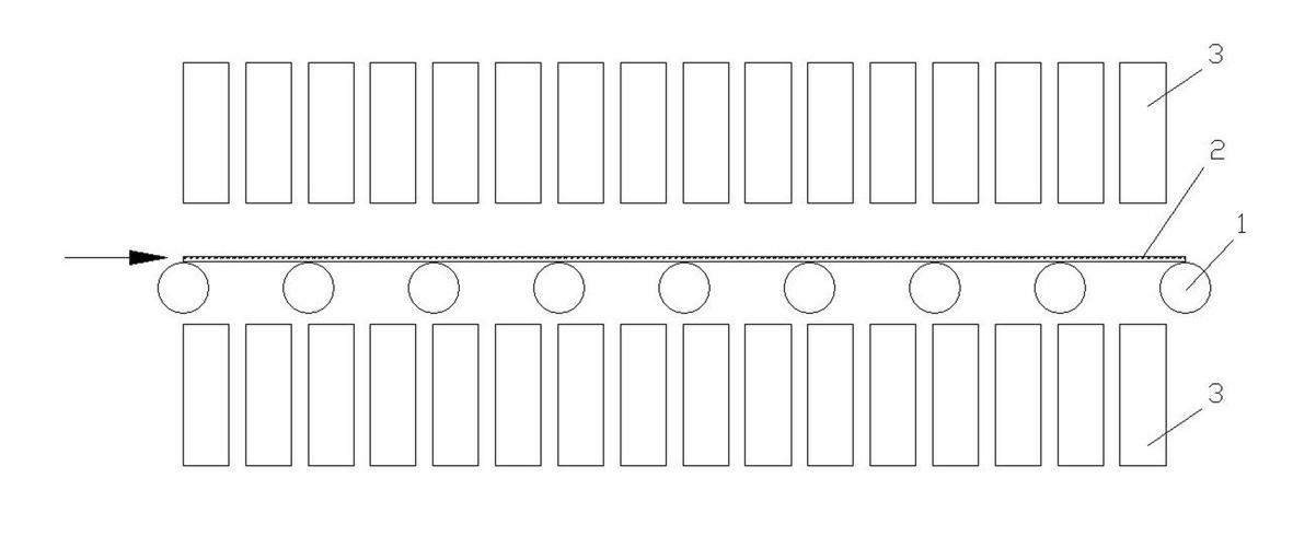 Machining device for columnar curved toughened glass