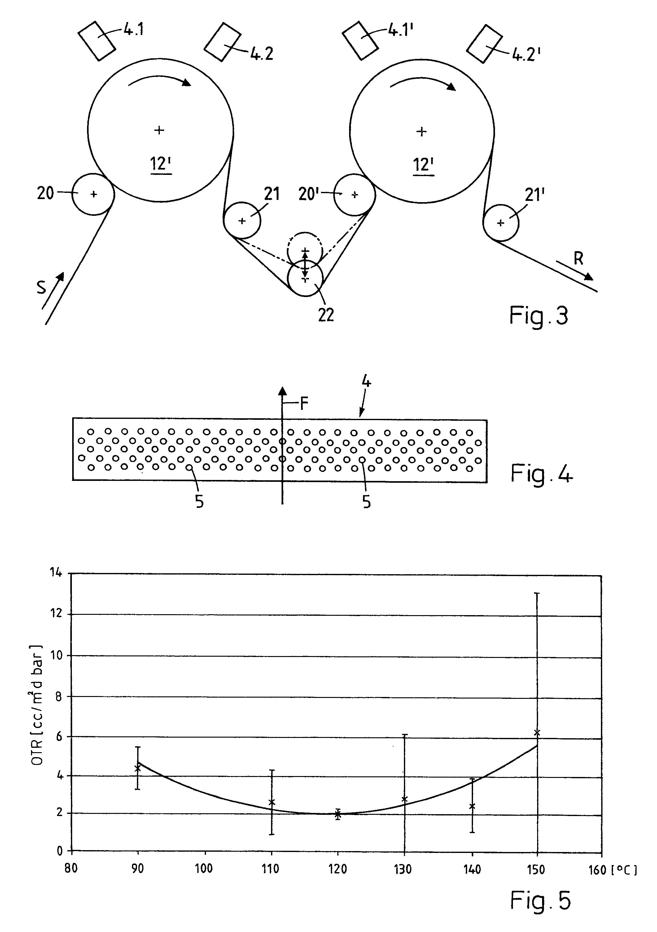 Method and device for coating a polymer film with an oxide layer