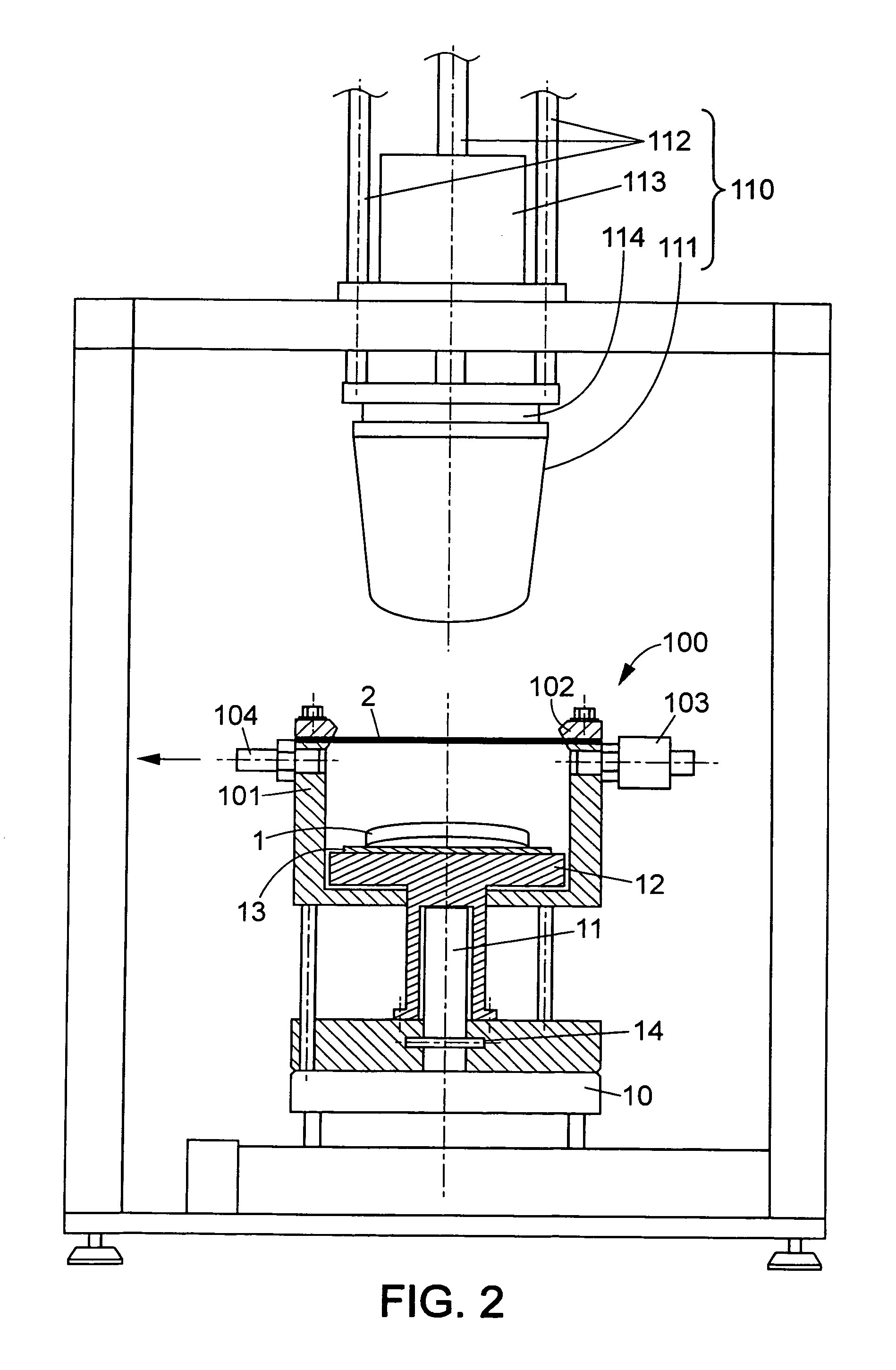 Polarizing optical element comprising a polarizing film and method for manufacturing such element