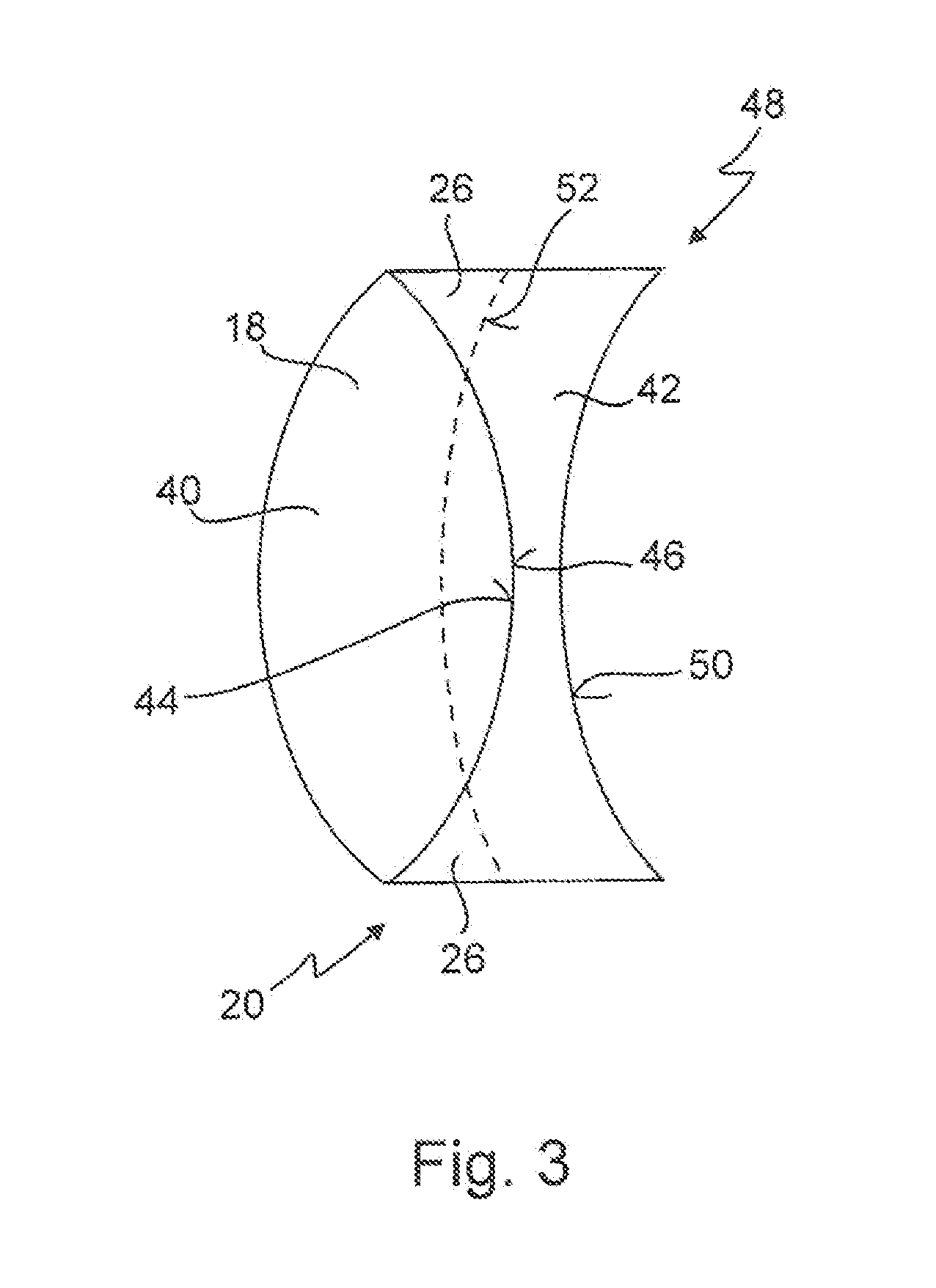 Optical lens, in particular for use as a spectacle lens