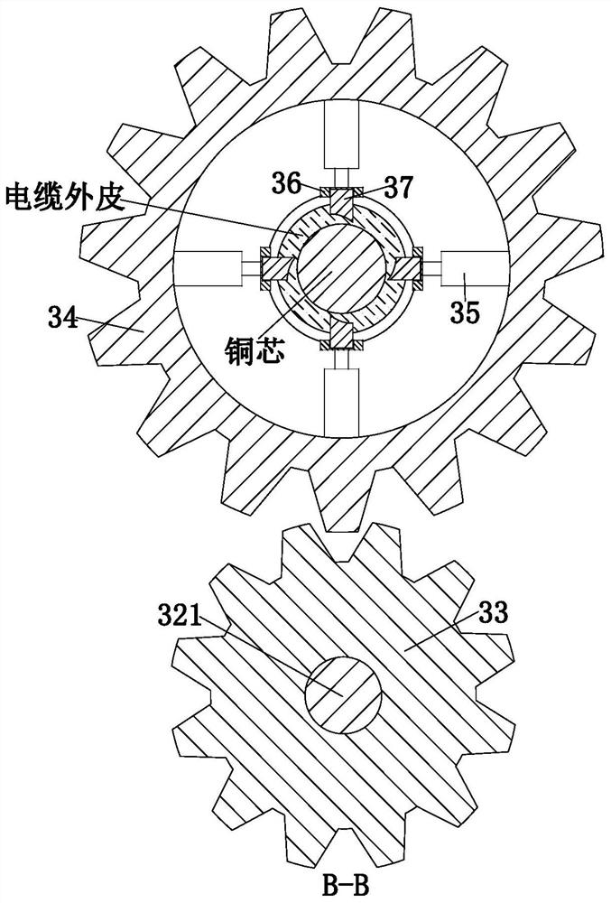 Cable recovery processing equipment and cable recovery processing method