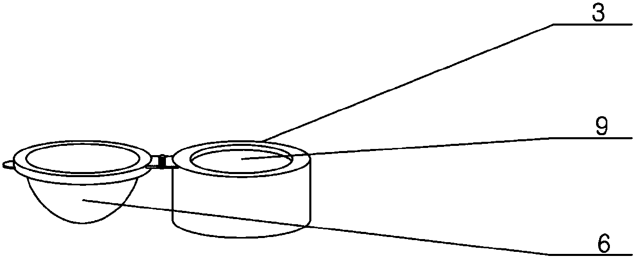 Alcohol lamp used for chemical experiment