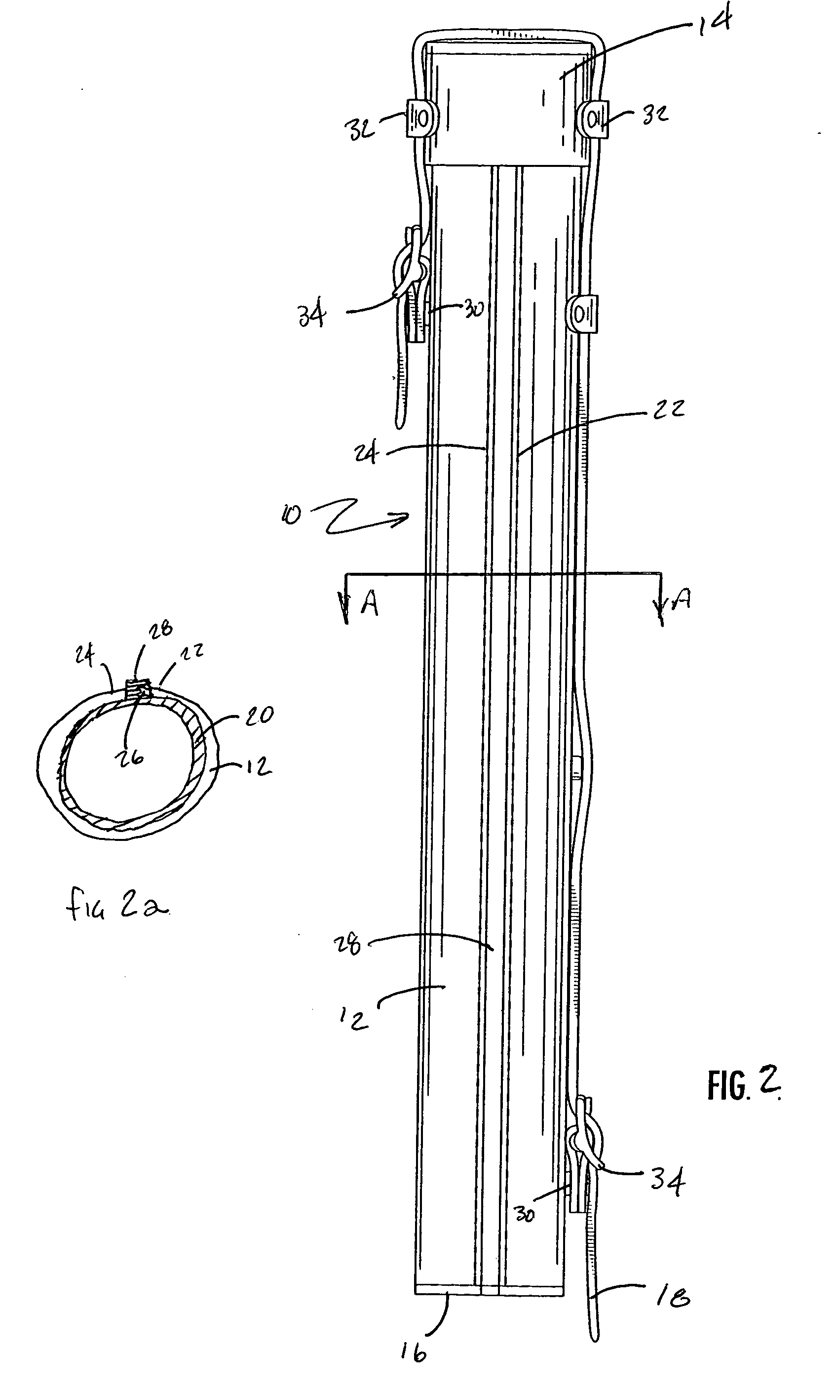 Method of manufacturing a tubular storage assembly