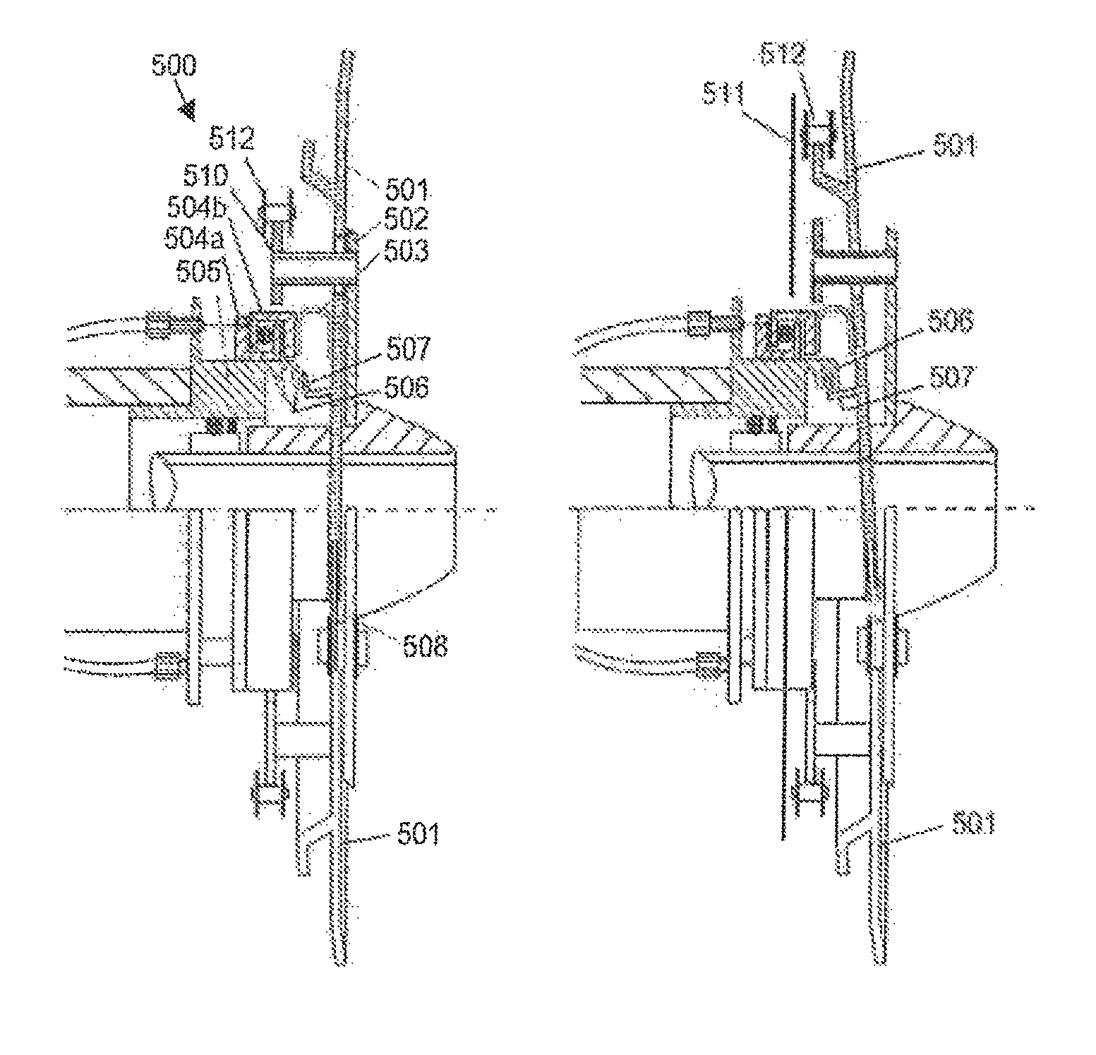 Mechanism for transmitting a rotary movement with variable transmission ratio