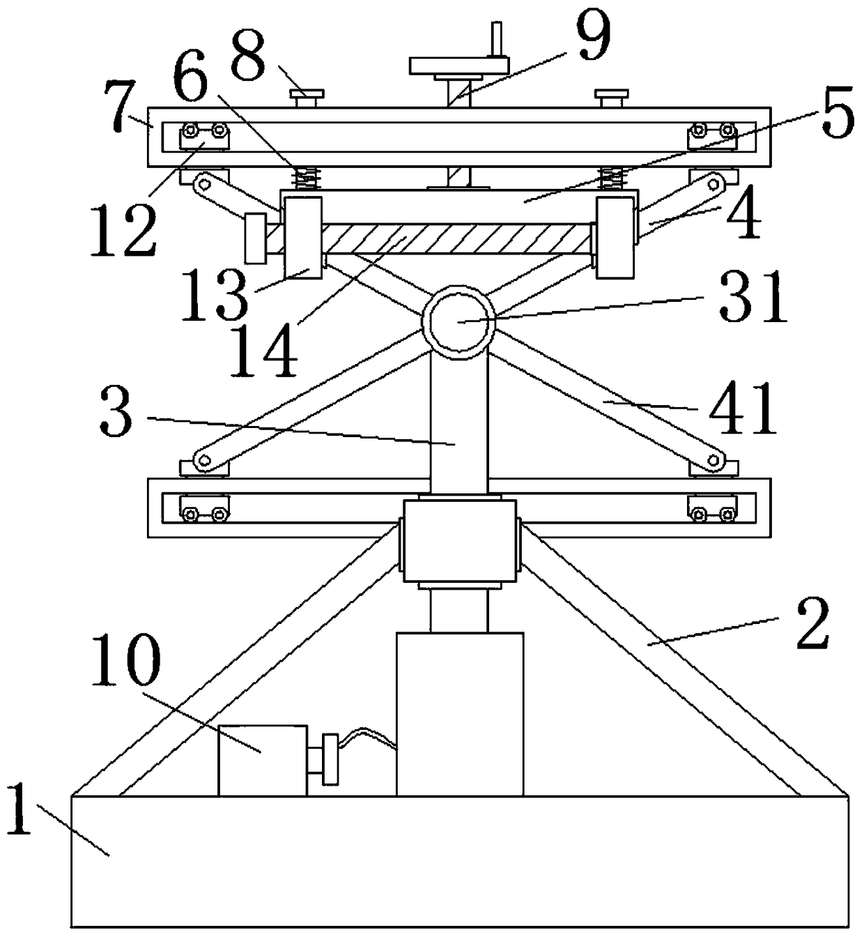 A turning mechanism for corrugated paper printing