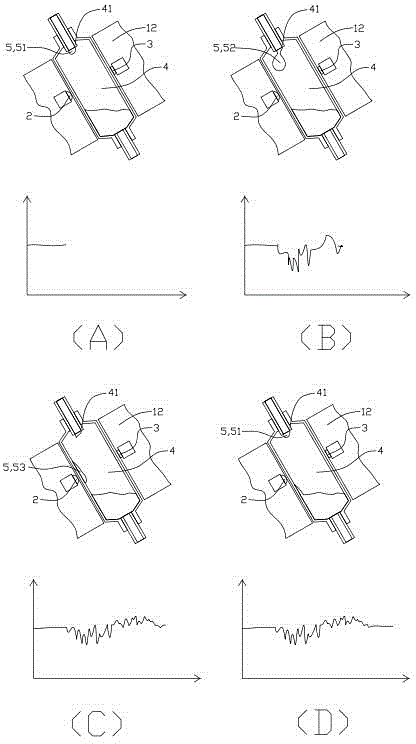 High anti-interference liquid drop detection structure and method for gravity infusion set