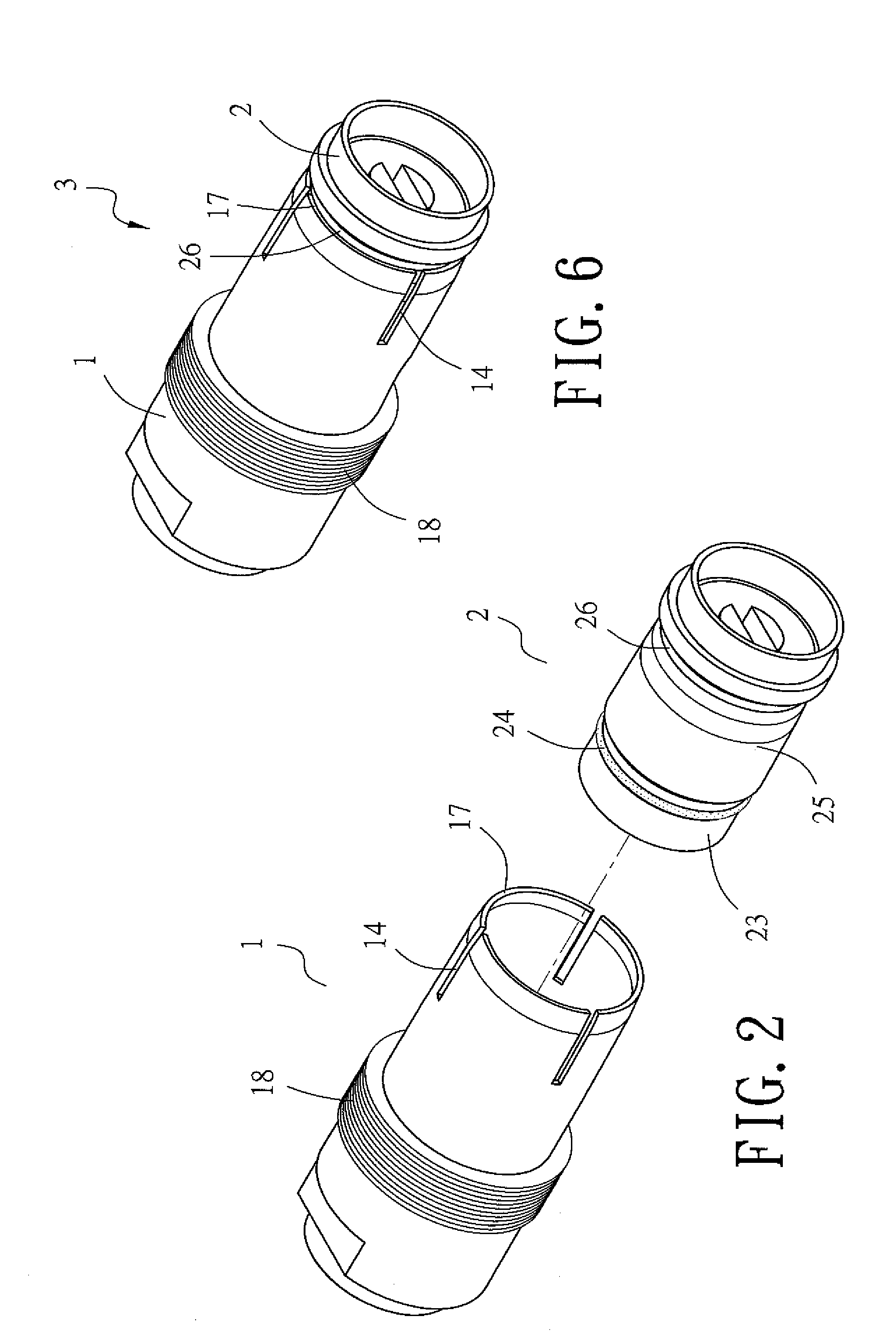 High-frequency connector assembly