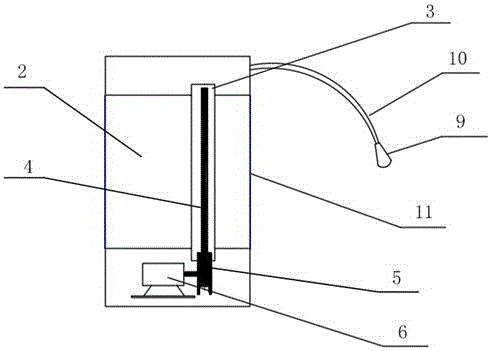 An automatic blood pressure device for drawing blood