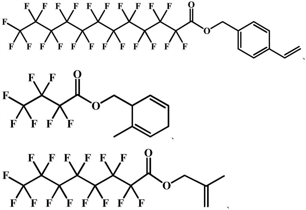 A kind of unsaturated fluorocarbon compound and its preparation method and application