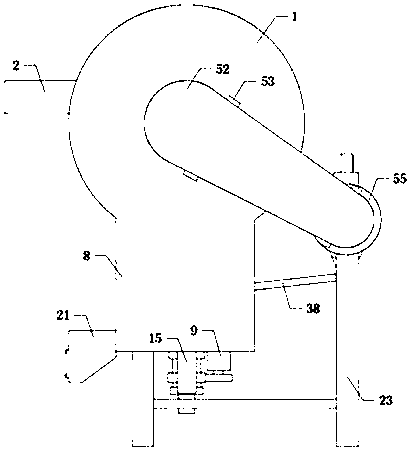 Solid-liquid separator for chemical sewage