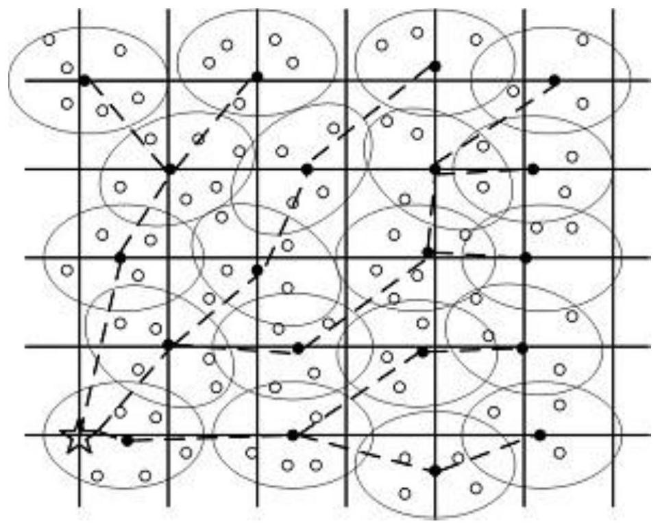 A method for allocating multiple radio frequencies and channels in a wireless self-organizing network with multiple frequency bands