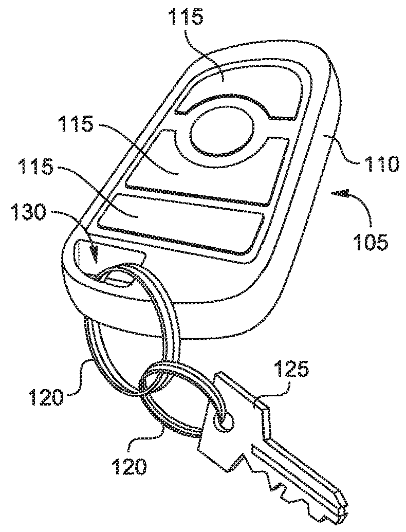 Sleeve for a key fob and method for manufacturing same