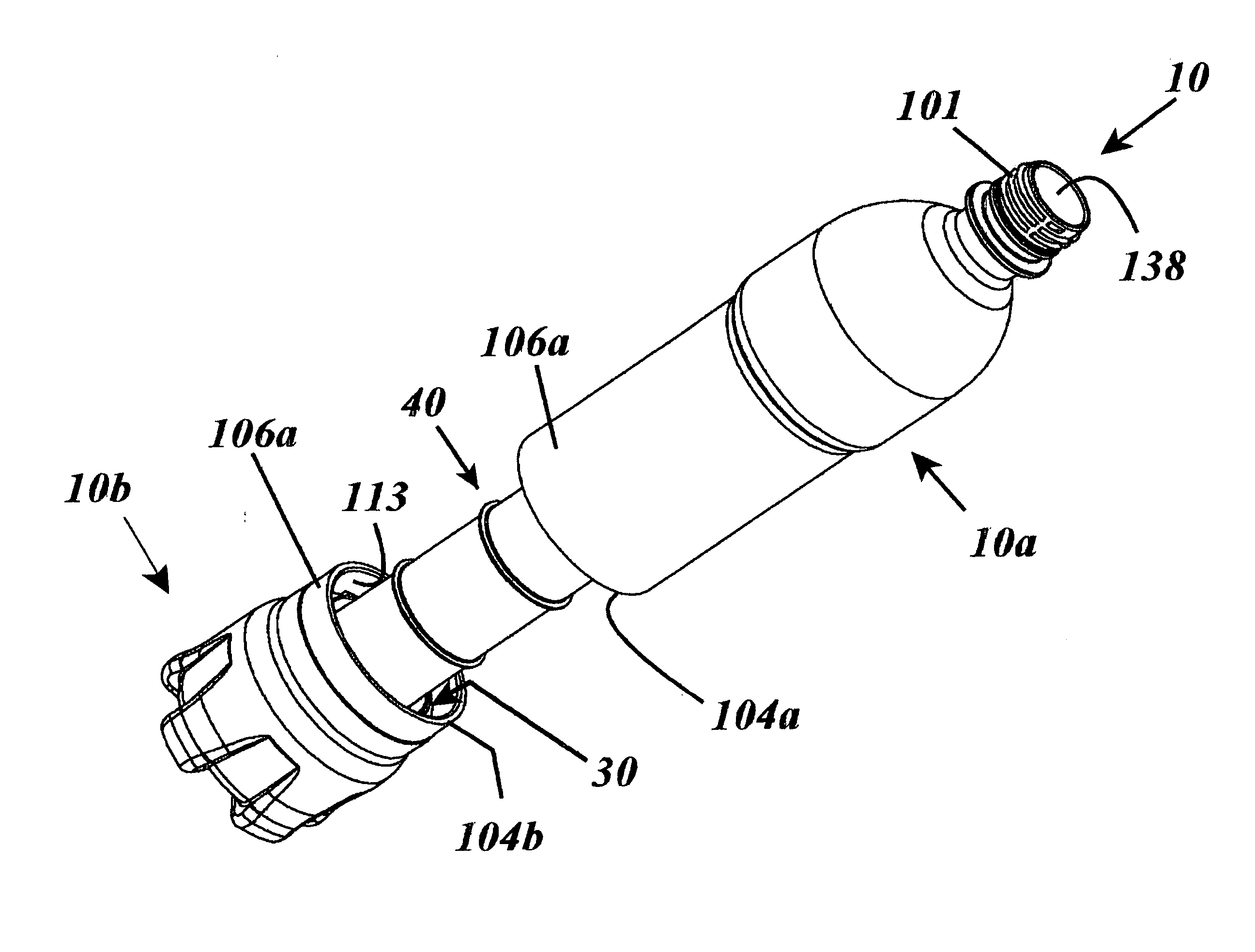 Cryogenic apparatus for chilling beverages and food products and process of manufacturing the same