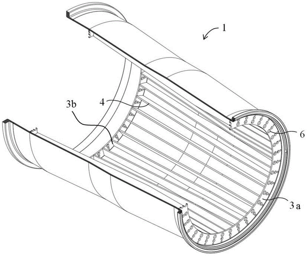 Channel type cooling structure of flame tube in combustion chamber of gas turbine