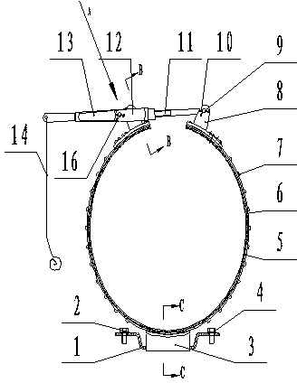 Gravity friction brake for high-rise escaping machine