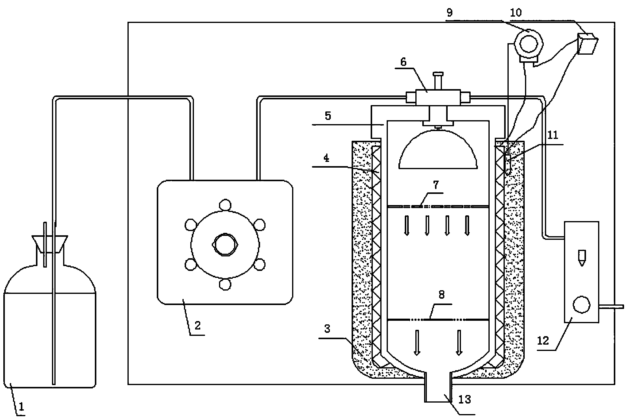 Gas-state pollutant generating device and method for detecting performance of air purifier
