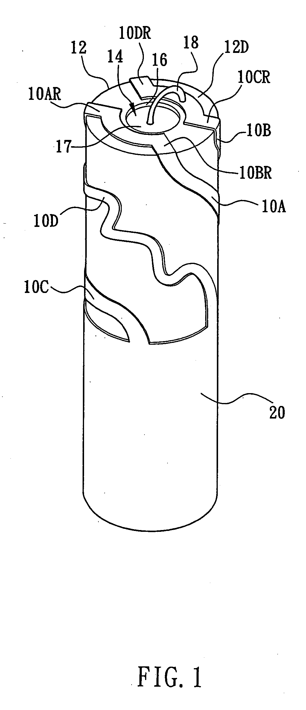 Quadri-filar helix antenna structure