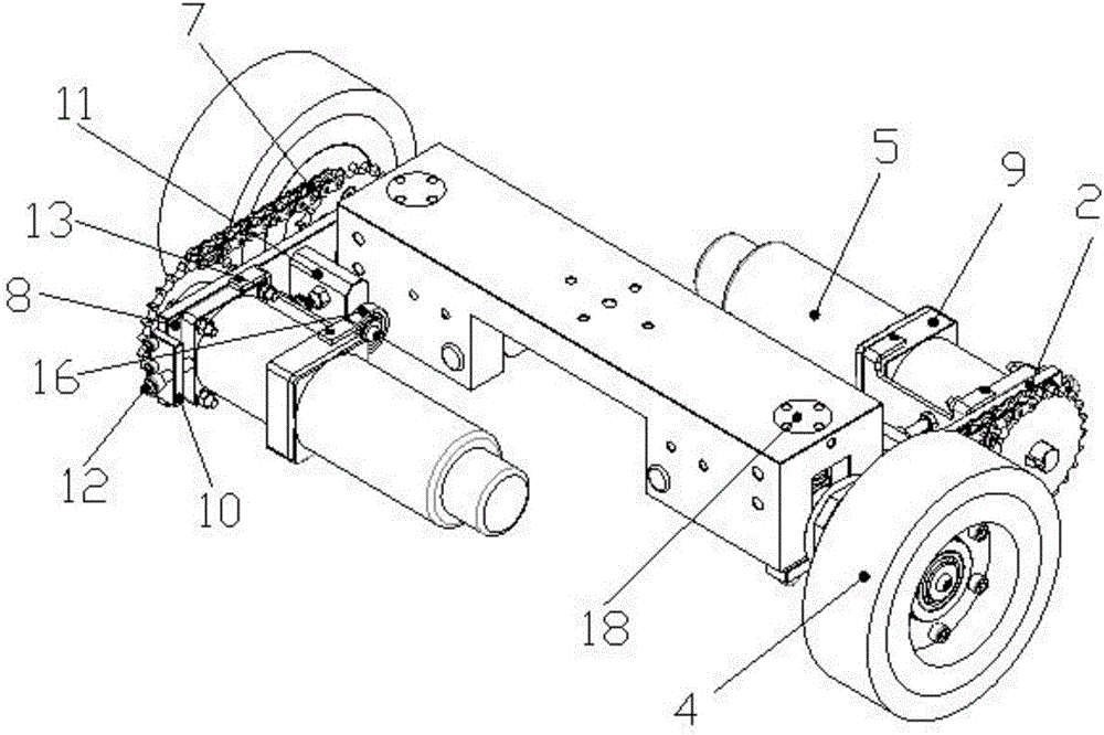AGV driving mechanism