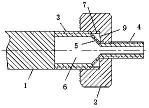 Self-breaking type pressing bolt assembly