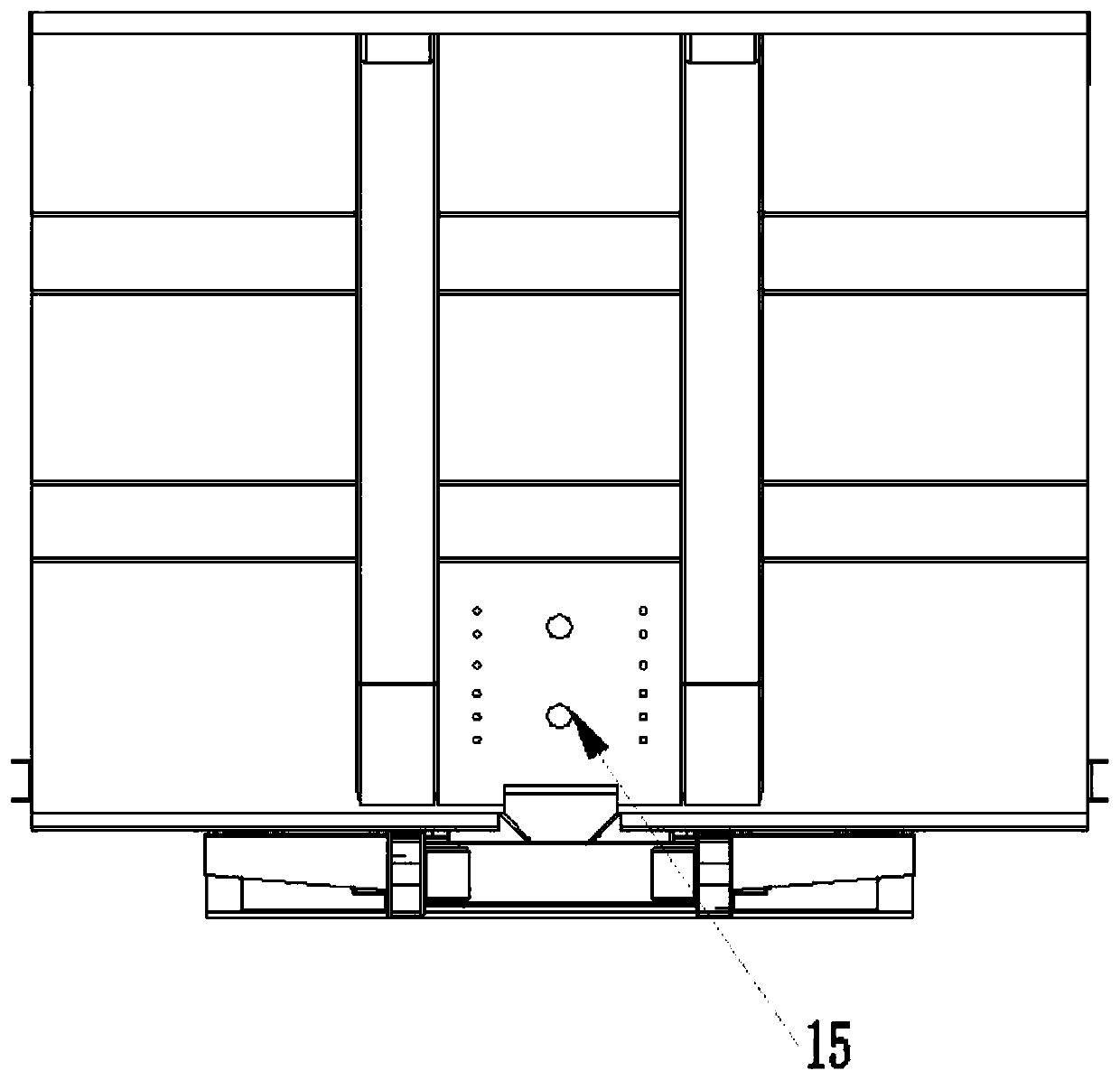 A high-efficiency transfer container