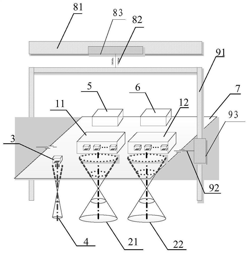 Field-of-view spliced large-format camera system