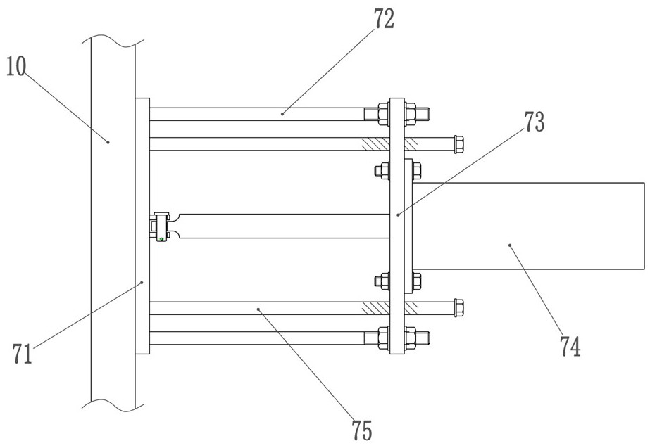 Device and method for extraction and separation of high-viscosity material