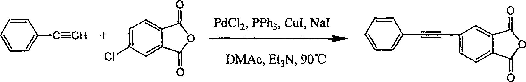 4-phenylacetylene benzoic anhydride preparation method