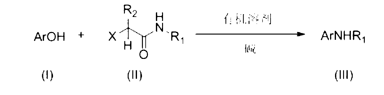 Method preparing N-aryl and N-alkyl aromatic amine type compound from phenol type compound
