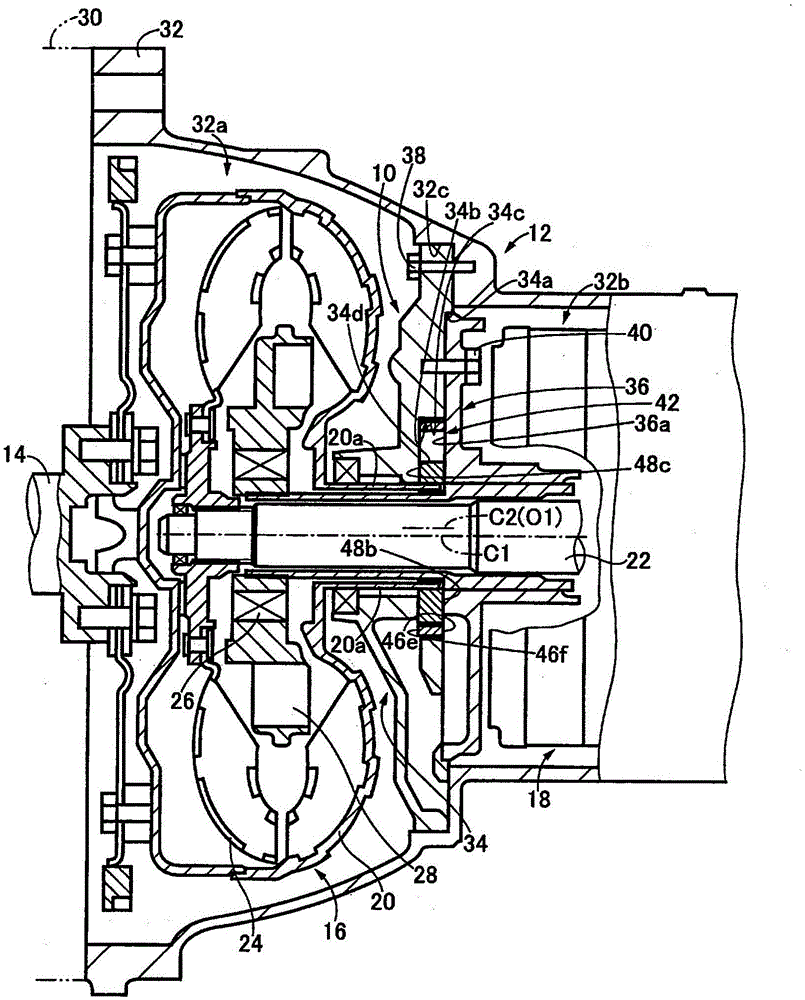 Internal gear oil pump for vehicles