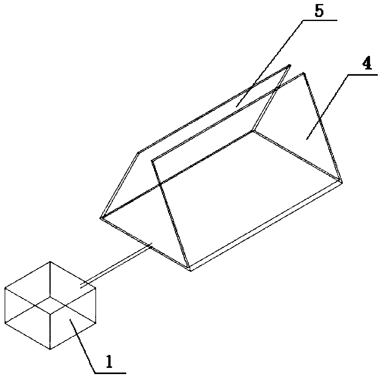 Electrostatic spinning device for efficiently preparing coaxial structure nanofibers