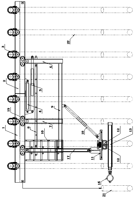 A steel tube concrete support installation machine and installation method