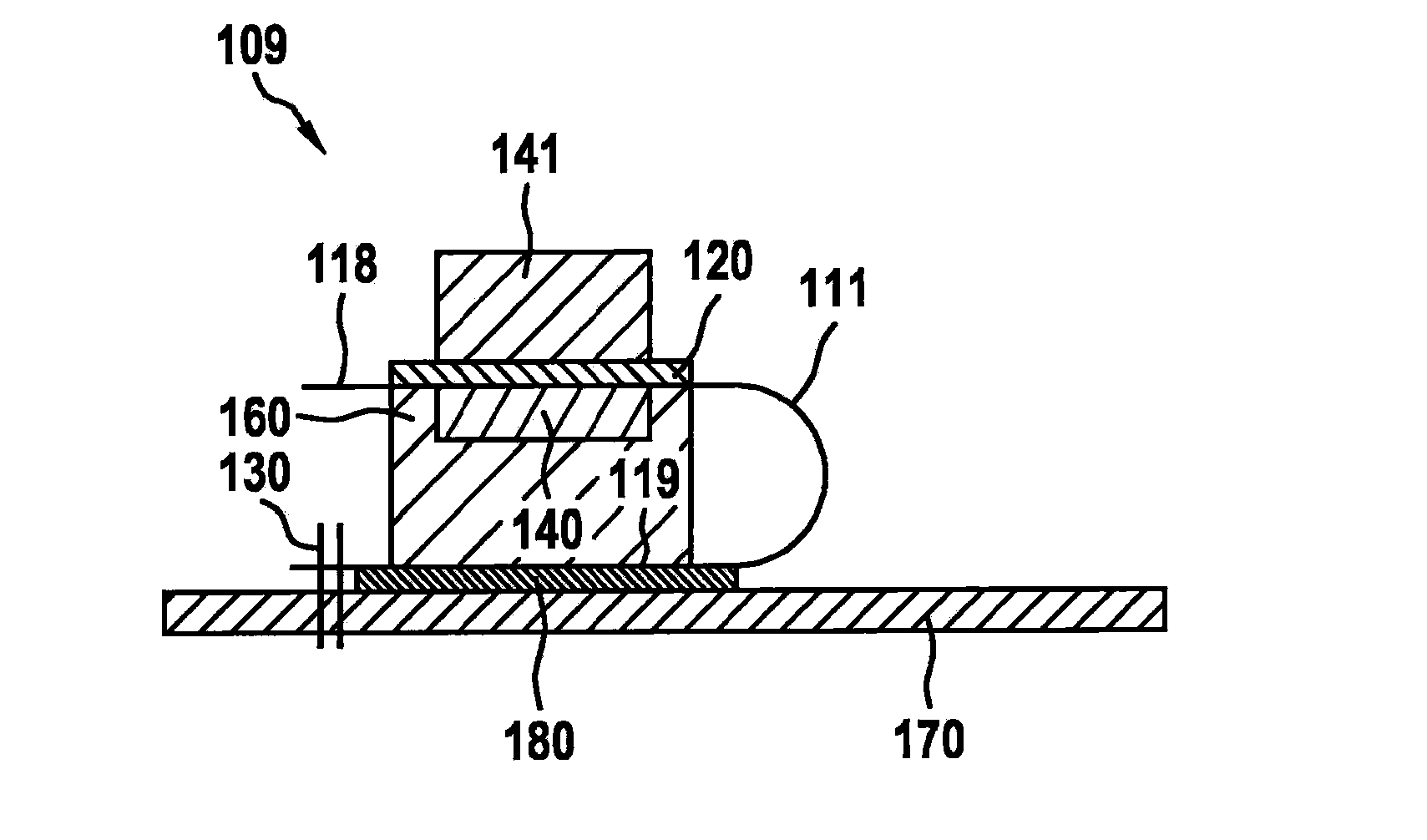 Sensor having damping