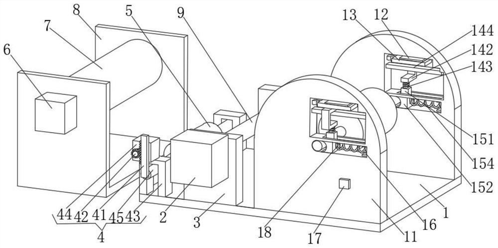 An electronic automatic stop device for reel machine