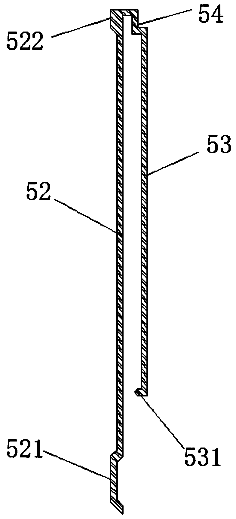Single-side mounting structure of assembly type window sleeve