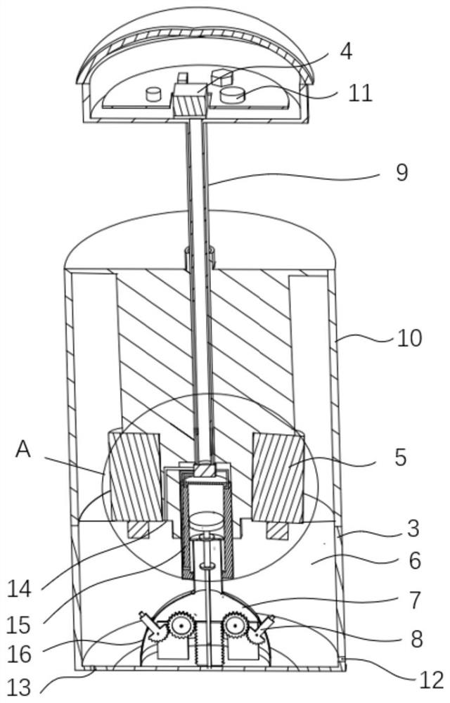 Self-cleaning water quality detection device and water quality detection method