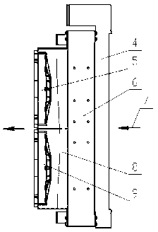 Engine cooling method and engine cooling system device for hybrid electric buses