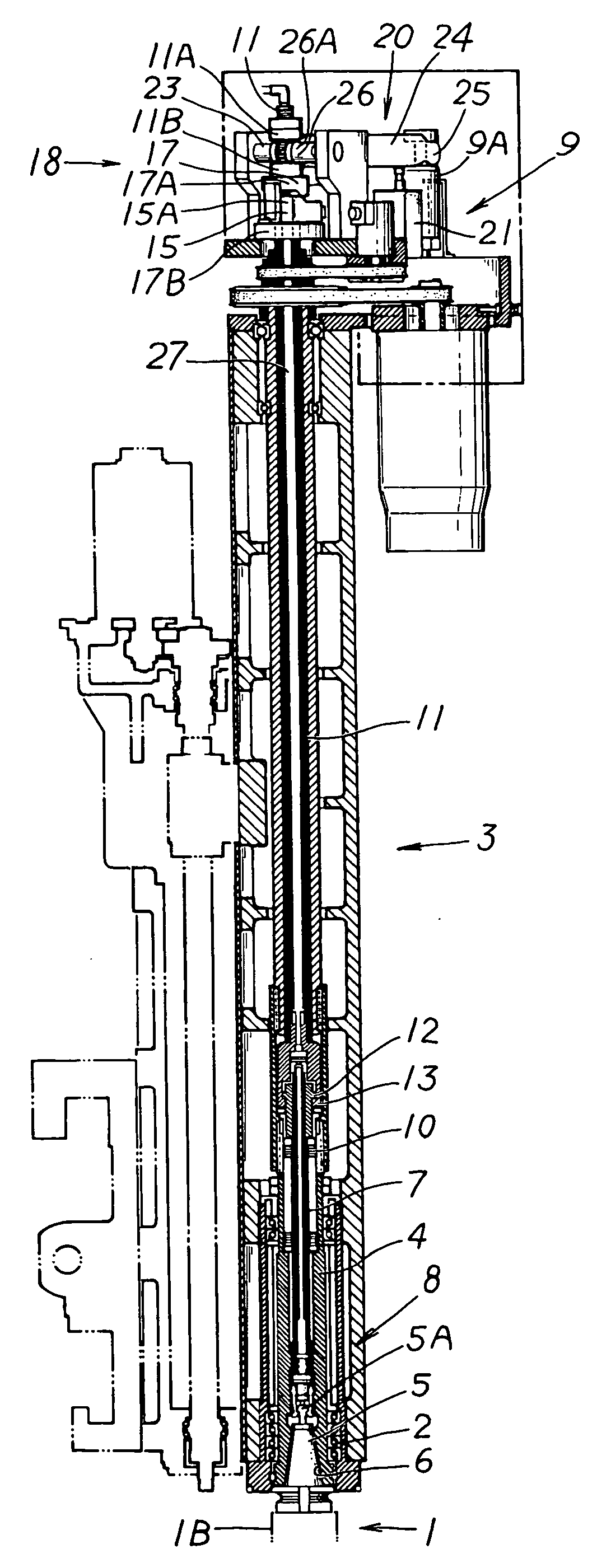 Tool mounting device for turning center