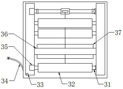 Warping machine with convenience in quantitative cutting of yarns during weaving