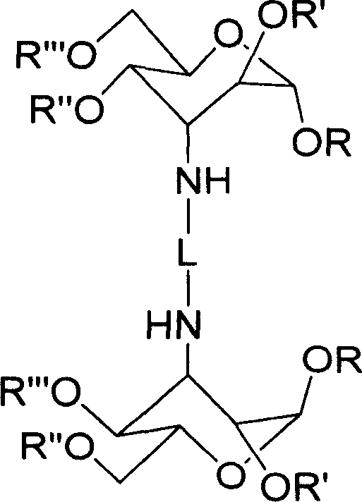 Carbohydrate derivative, platinum complex with antitumour activity and its preparation method