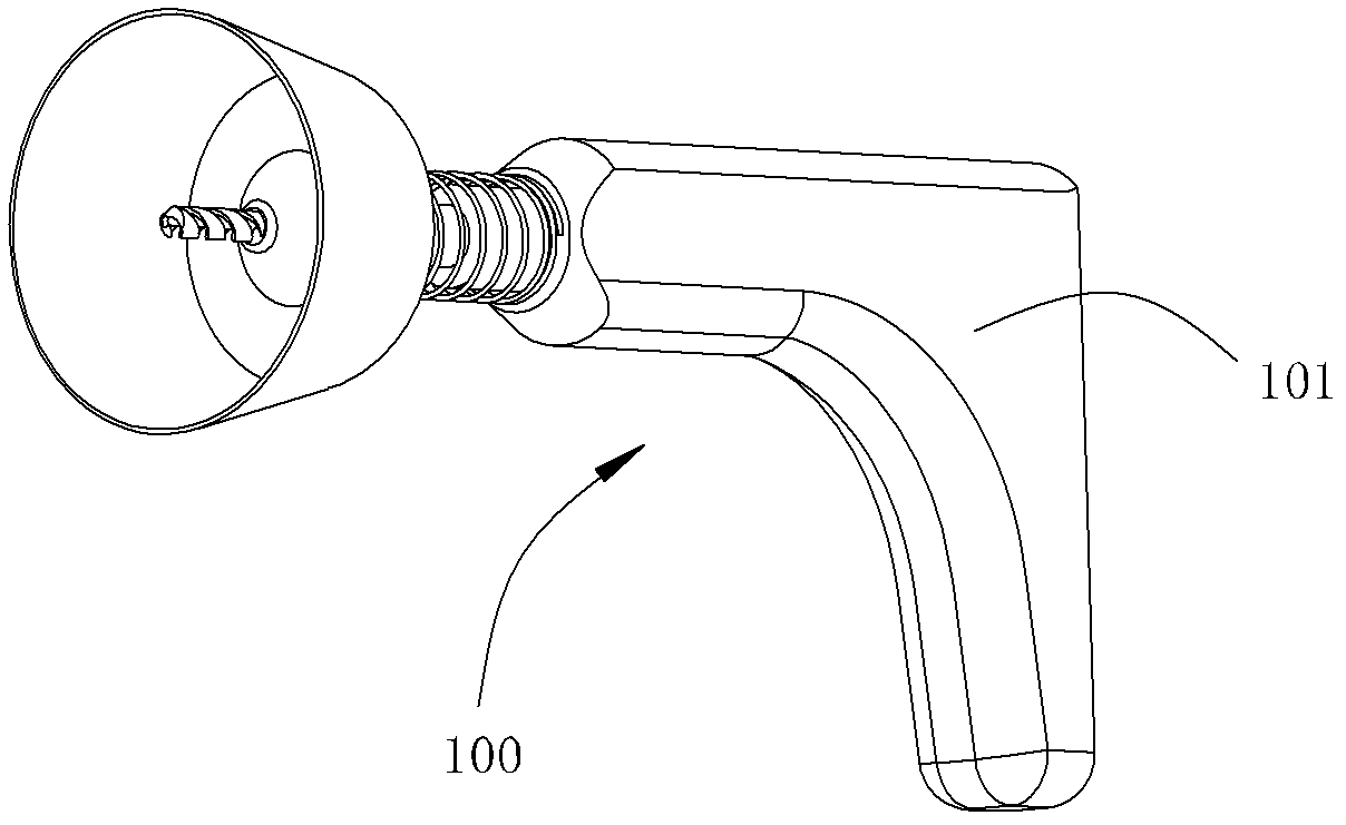 Dustproof device and electric hand drill