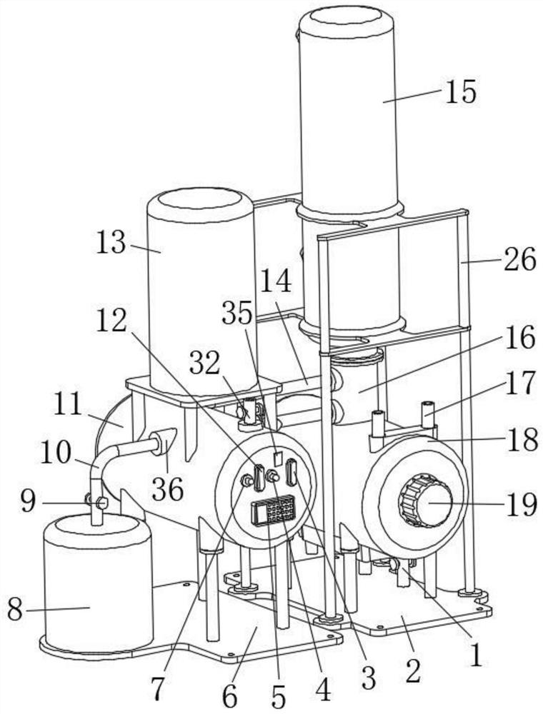 Safe distillation tower device for ethanol extraction