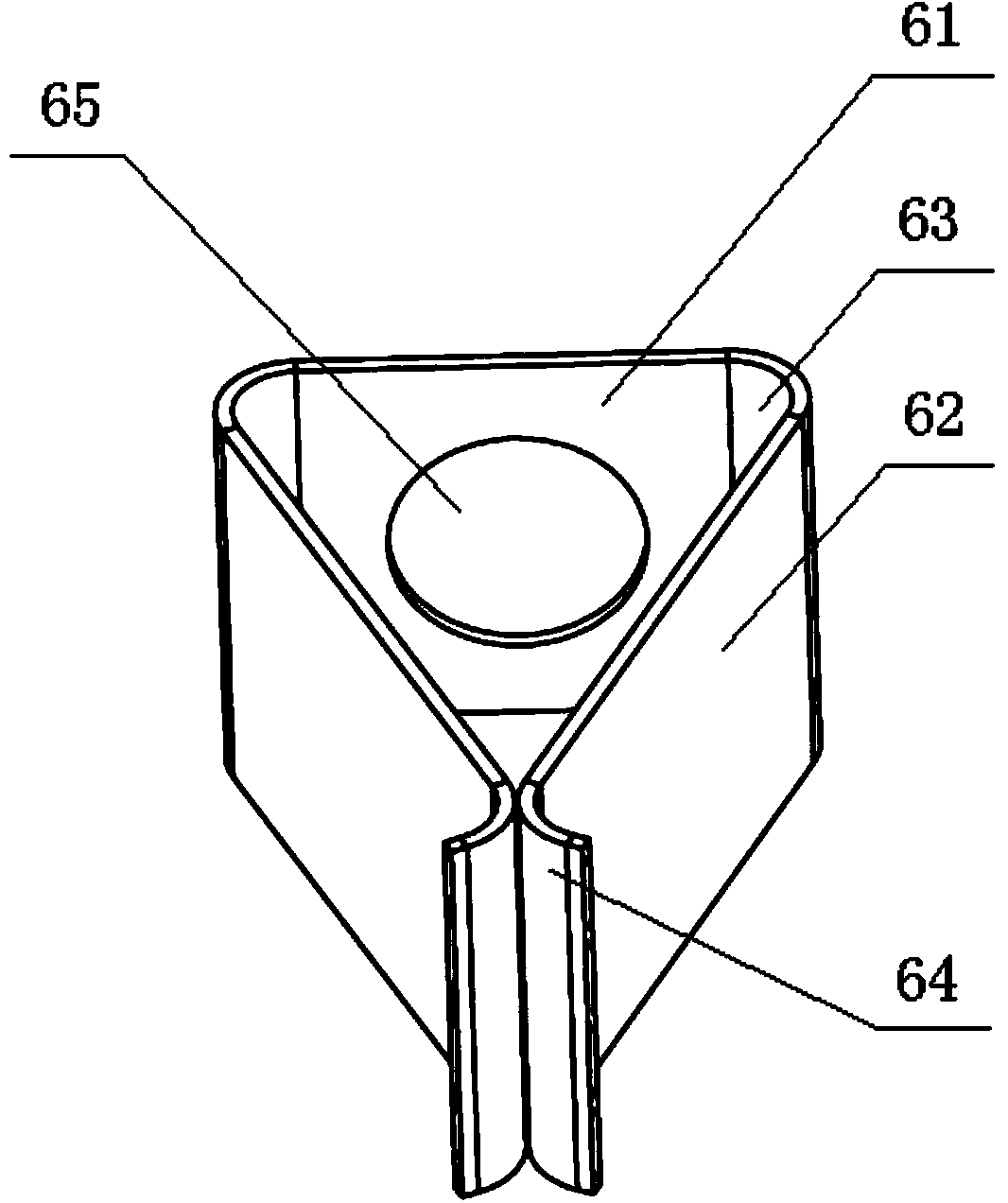 Photovoltaic junction box with detection holes