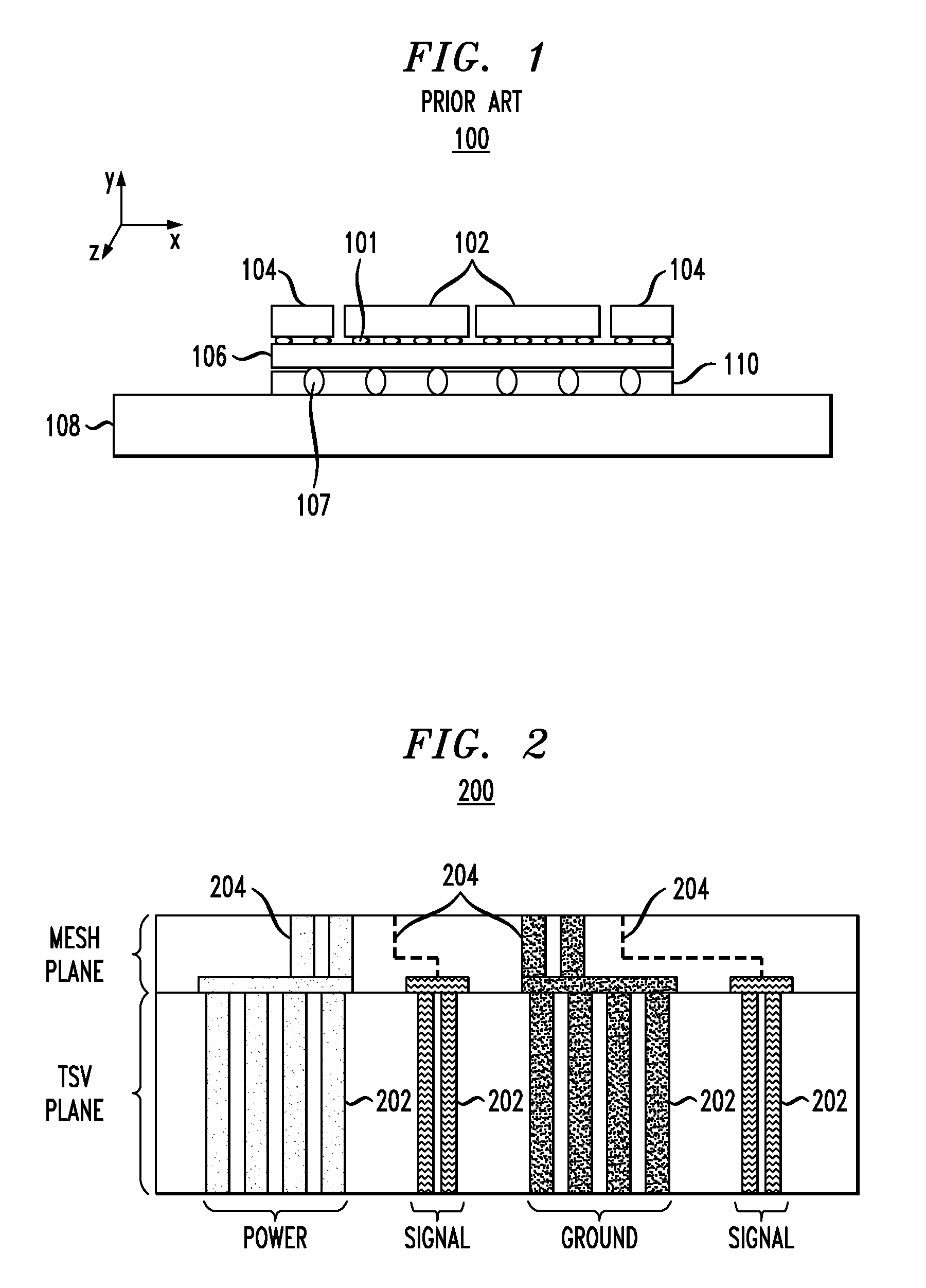 Three-dimensional silicon interposer for low voltage low power systems