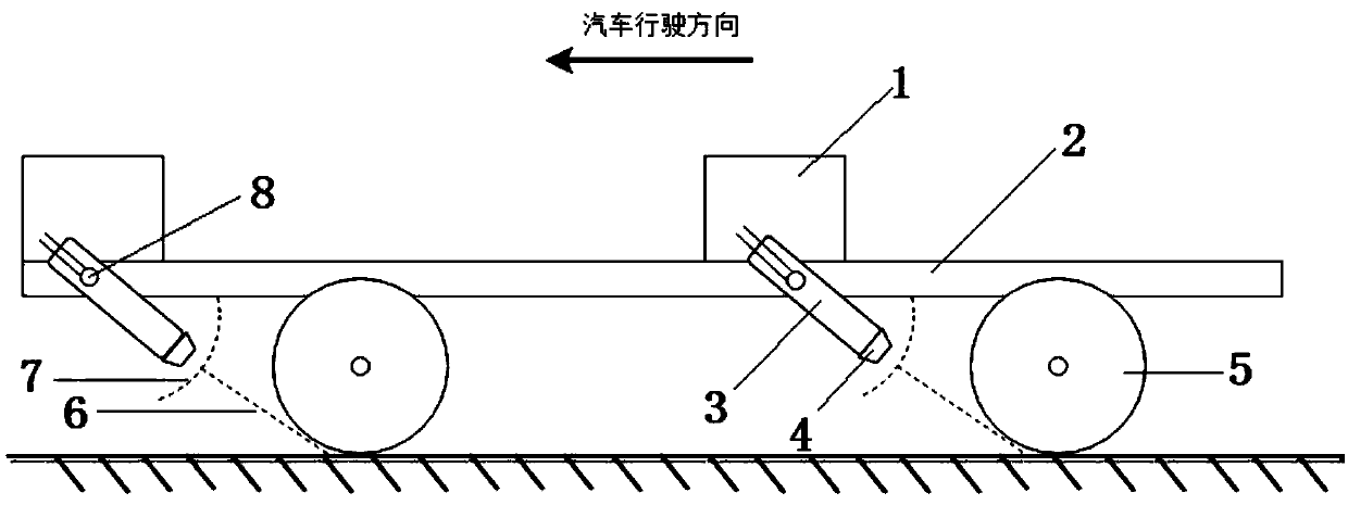 Jet type vehicle intelligent anti-water-skid device