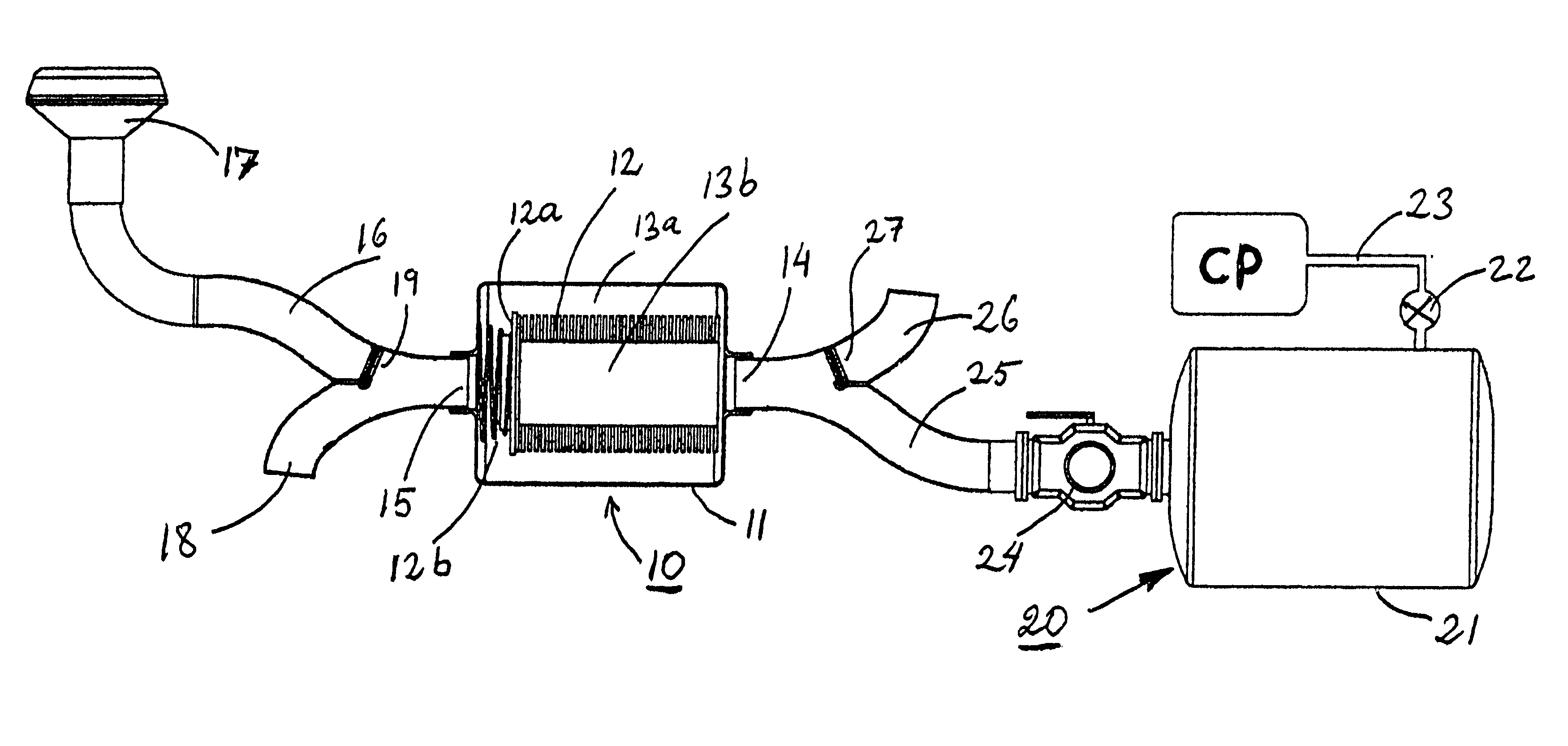 Filter-cleaning device and method, and fluid pulse generator particularly useful therein