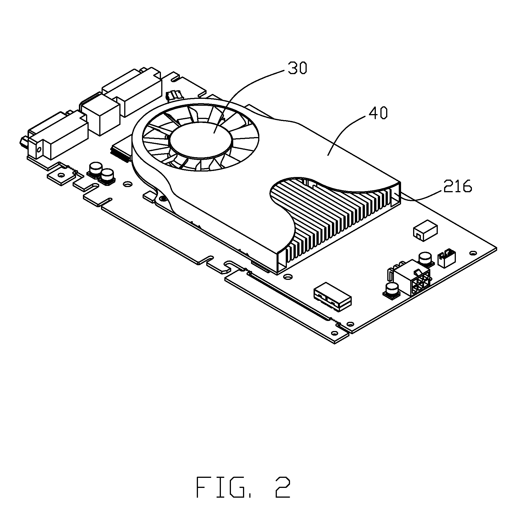 Heat dissipation device for computer add-on cards