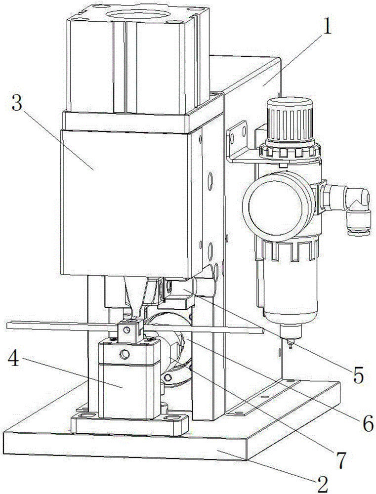 Ultrasonic welding device for wire harness and rapid forming welding system