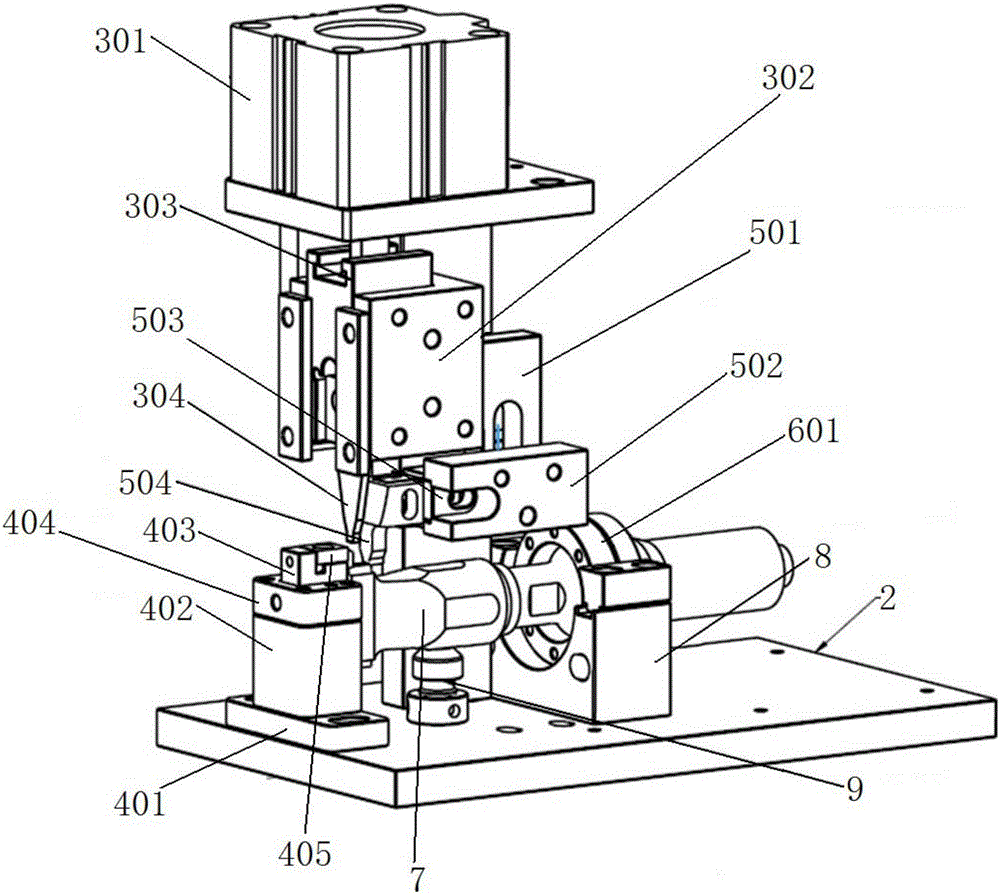 Ultrasonic welding device for wire harness and rapid forming welding system